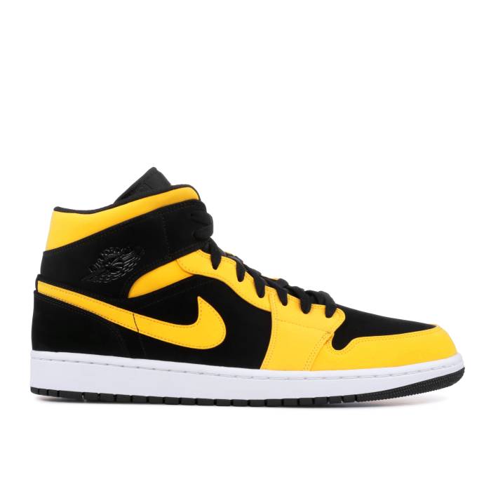 ナイキ エアジョーダン Air Jordan 【 Jordan 1 Retro Mid Reverse New Love Men Black/University Gold/White 】 レトロ ミッド メンズ 黒色 ブラック ゴールド 白色 ホワイト