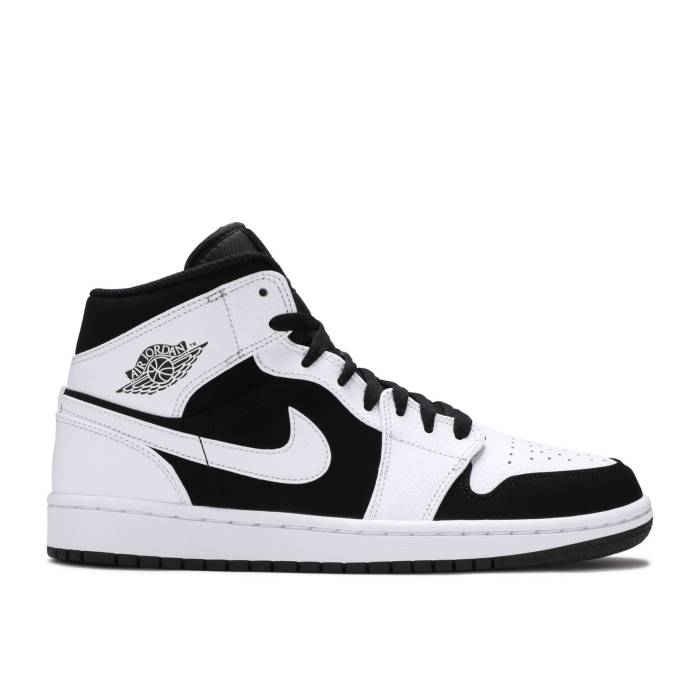 ナイキ エアジョーダン Air Jordan 【 Jordan 1 Retro Mid \u0027Tuxedo\u0027 Men Black/White 】 レトロ ミッド メンズ 黒いこと 黒いこと 白いこと 白いこと