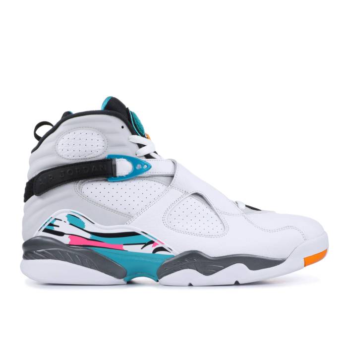 ナイキ エアジョーダン Air Jordan 【 Jordan 8 Retro \u0027South Beach\u0027 Men White/White-Turbo Green 】 レトロ メンズ 白いこと 白いこと green 緑・緑であること