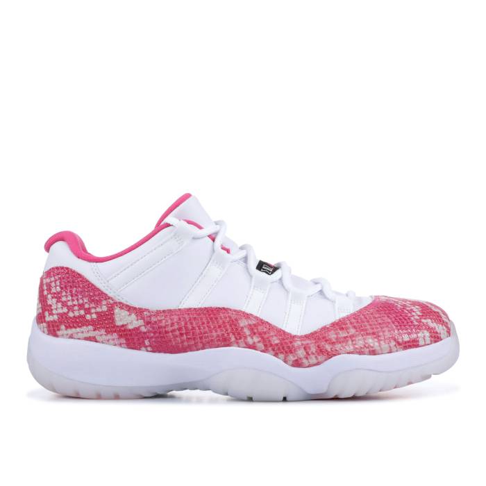 ナイキ エアジョーダン Air Jordan 【 Wmns Jordan 11 Retro Low \u0027Pink Snakeskin\u0027 Women White/Black-Pink 】 レトロ レディース 白いこと 白いこと