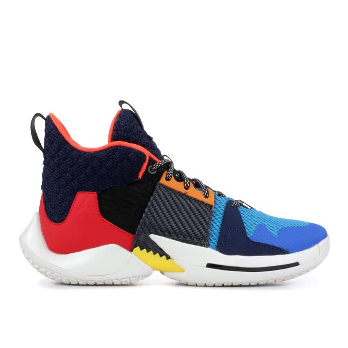 ナイキ エアジョーダン Air Jordan 【 Jordan Why Not Zer0.2 ガウス \u0027Future History\u0027 Youth Multi-Color/Total Crimson-Sail 】 御坊っちゃん キッズ