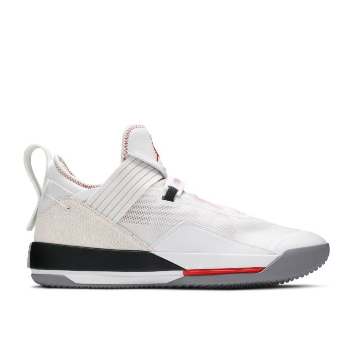 ナイキ エアジョーダン Air Jordan 【 Jordan 33 Low Se \u0027White Cement\u0027 Men White/Metallic Gold-Gym Red 】 メンズ 白いこと 白いこと Red 赤・赤いこと