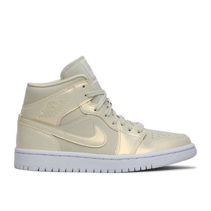 ナイキ　エアジョーダン Air Jordan 【 Wmns Jordan 1 Mid 'Lemon Yellow' Women Goose Feather Yellow/Lemon Yellow-White 】 ミッド レディース yellow 黄色・イエロー 55,330円