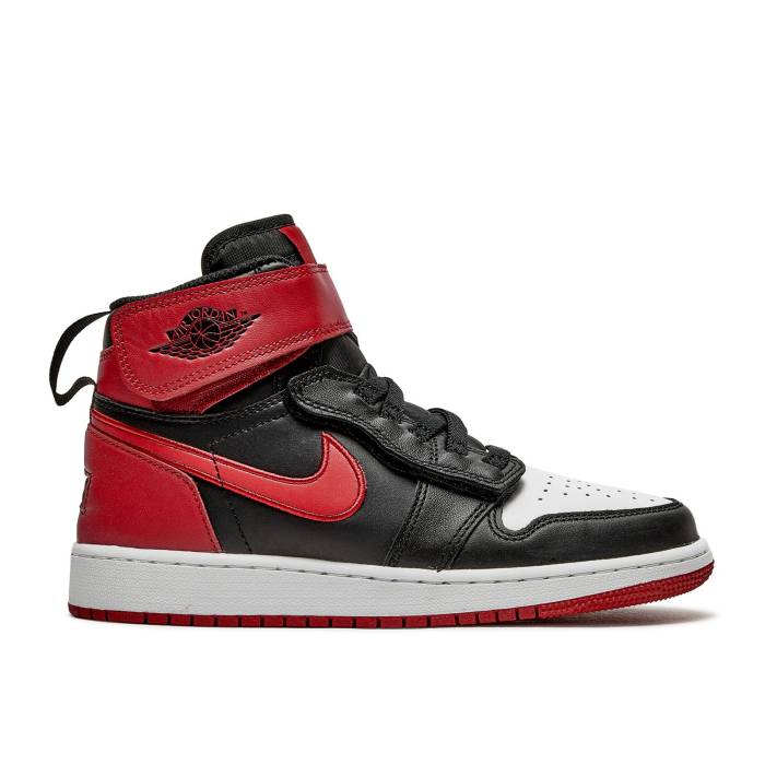 ナイキ エアジョーダン Air Jordan 【 Jordan 1 High Flyease Gs Black Gym Red Youth Black/Gym Red/White/Black 】 ハイ ジュニア キッズ 黒色 ブラック Red 赤・レッド 白色 ホワイト