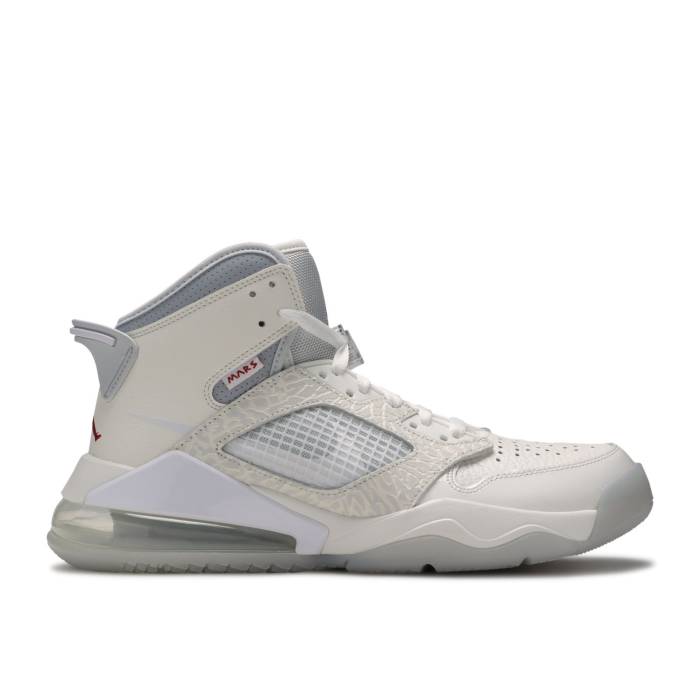 ナイキ エアジョーダン Air Jordan 【 Sneakersnstuff X Jordan Mars 270 \u0027Past, Present, Future\u0027 Men Sail/White/Pure Platinum/Wolf Grey 】 メンズ 白いこと 白いこと 純然たる Platinum プラチナム 薄墨色 薄墨色