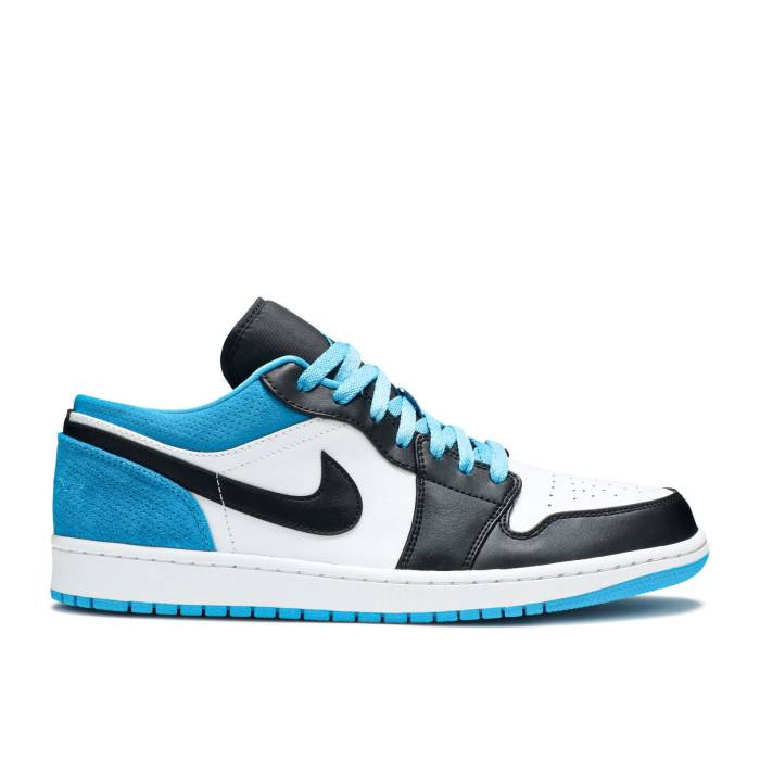 ナイキ エアジョーダン Air Jordan 【 Jordan 1 Low Se \u0027Laser Blue\u0027 Men Black/Black/Laser Blue/White 】 メンズ 黒いこと 黒いこと Laser レーザ 青み 青色 白いこと 白いこと