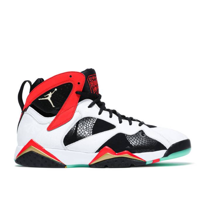 ナイキ エアジョーダン Air Jordan 【 Jordan 7 Retro \u0027Greater China\u0027 Men White/Chile Red/Black/Metallic Gold 】 レトロ メンズ 白いこと 白いこと Red 赤・赤いこと 黒いこと 黒いこと ゴールド