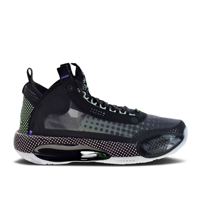 ナイキ エアジョーダン Air Jordan 【 Jordan 34 Gs Halftone Dots Youth Black/White/Vapor Green 】 ジュニア キッズ 黒色 ブラック 白色 ホワイト green 緑・グリーン
