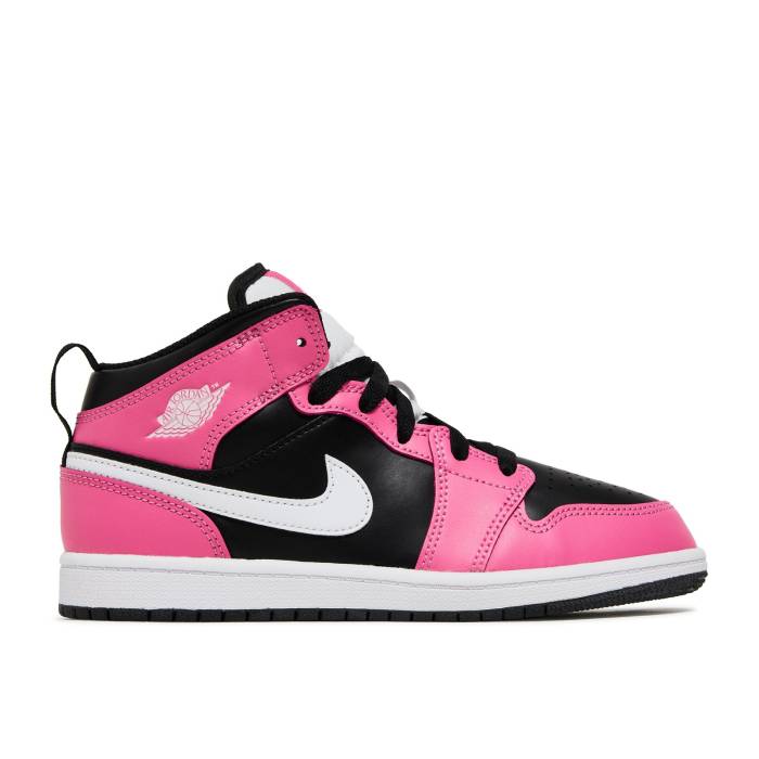 ナイキ　エアジョーダン Air Jordan 【 Jordan 1 Mid Ps 'Pinksicle' Youth Black/White/Pinksicle 】 ミッド ジュニア キッズ 黒色 ブラック 白色 ホワイト｜スニケス 45,840円