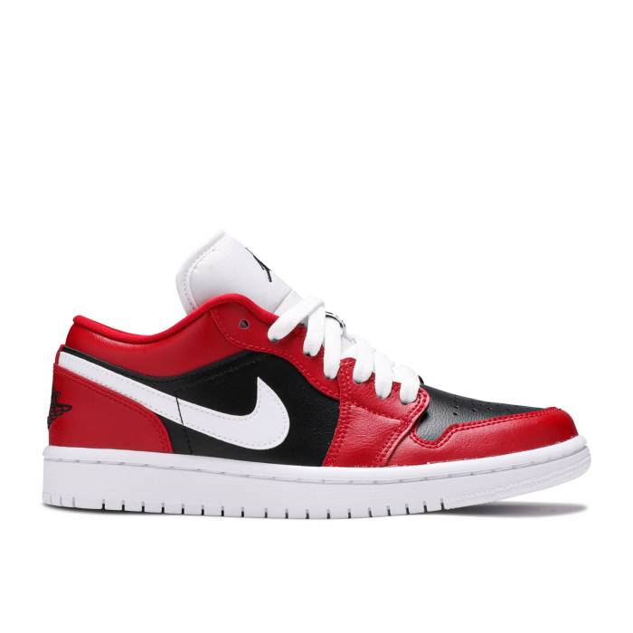 ナイキ エアジョーダン Air Jordan 【 Wmns Jordan 1 Low \u0027Chicago Flip\u0027 Women Gym Red/White/Black 】 レディース Red 赤・赤いこと 白いこと 白いこと 黒いこと 黒いこと