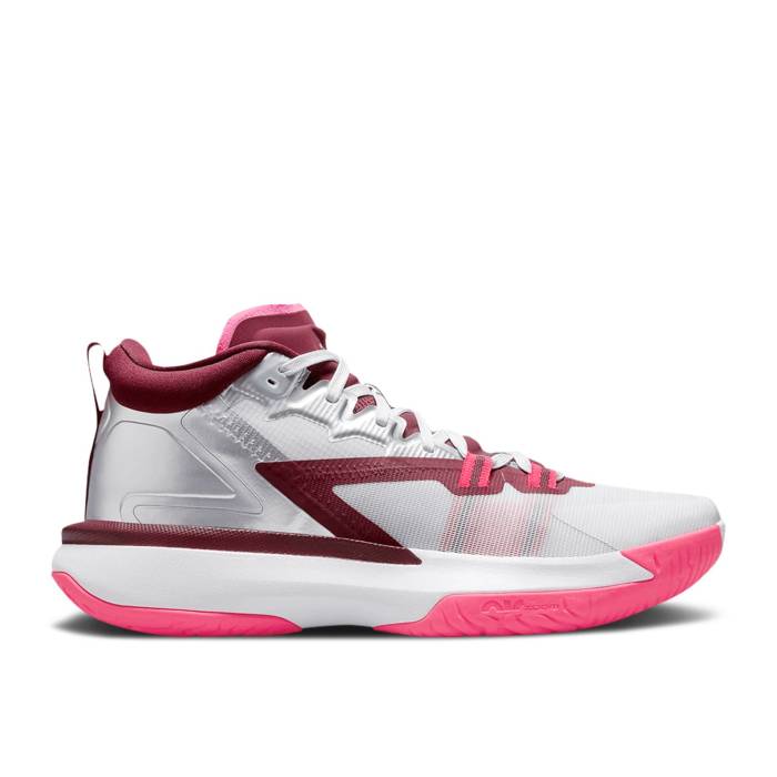 ナイキ エアジョーダン Air Jordan 【 Jordan Zion 1 Pf \u0027Marion\u0027 Men White/Hyper Pink/Dark Beetroot/Metallic Silver 】 メンズ 白いこと 白いこと pink サクラ色 Silver しろがね色・しろがね色