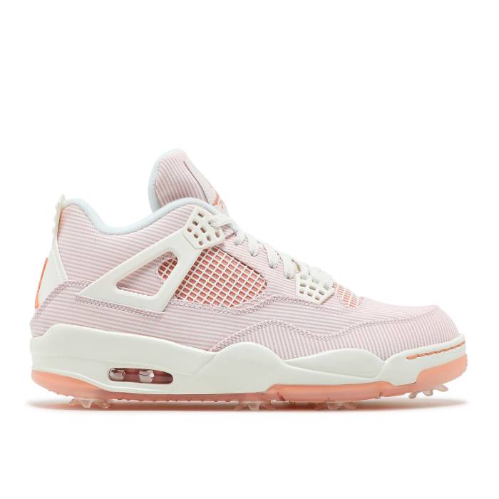 ナイキ エアジョーダン Air Jordan 【 Jordan 4 Golf Nrg 'Seersucker' Men Sail/Apricot Agate 】 golf ゴルフ メンズ