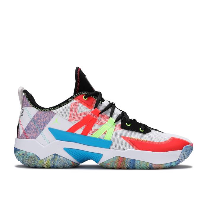 ナイキ　エアジョーダン Air Jordan 【 Jordan One Take 2 'Multi-Color' Men White/Infrared 23/Black/Ghost Green 】 メンズ 白色 ホワイト 黒色 ブラック green 緑・グリーン
