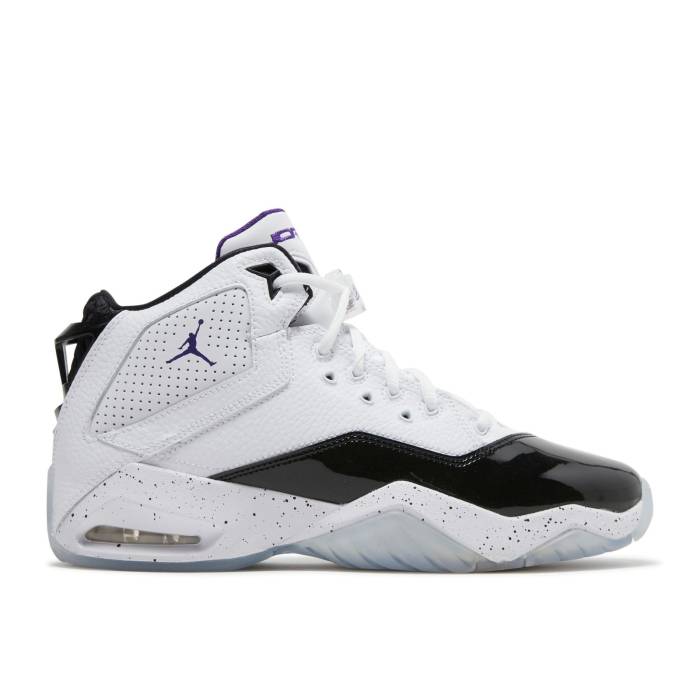 ナイキ エアジョーダン Air Jordan 【 Jordan B\u0027loyal ガウス \u0027White Court Purple\u0027 Youth White/Court Purple/Black 】 厚地の外套 御坊っちゃん キッズ 白いこと 白いこと 厚地の外套 Purple 紫・パープル 黒いこと 黒いこと