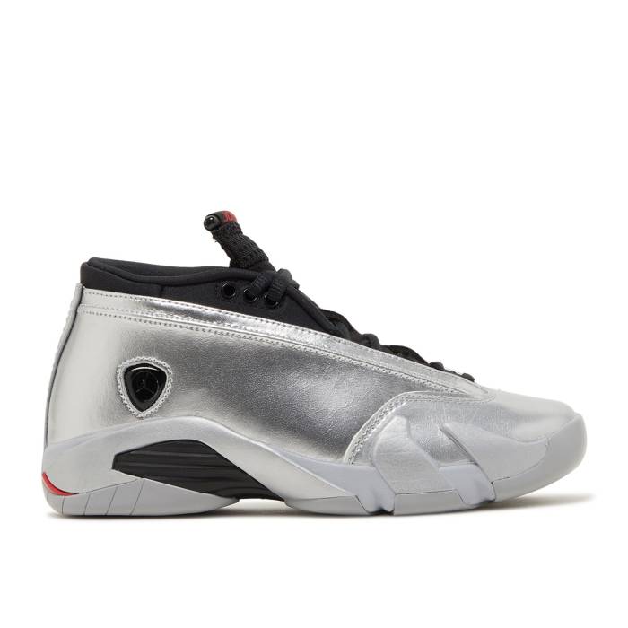 ナイキ エアジョーダン Air Jordan 【 Wmns Jordan 14 Retro Low 'Metallic Silver' Women Metallic Silver/Fire Red/Wolf Grey/Black 】 レトロ レディース Silver 銀色・シルバー ファイア Red 赤・レッド 灰色 グレー 黒色|スニケス
