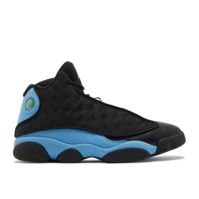 ナイキ エアジョーダン Air Jordan 【 Jordan 13 Retro \u0027Black University Blue\u0027 Men Black/University Blue/White 】 13 サー青少年 レトロ メンズ 黒いこと 黒いこと 青み 青色 白いこと 白いこと