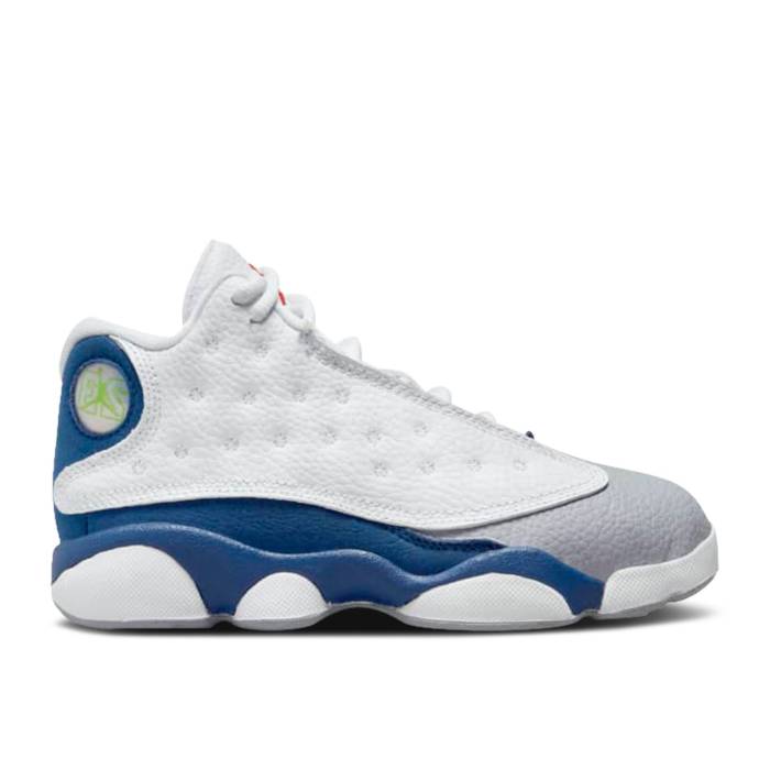 ナイキ エアジョーダン Air Jordan 【 Jordan 13 Retro Ps French Blue Youth White/Fire Red/French Blue/Light Steel Grey 】 13 サーティーン レトロ ジュニア キッズ 白色 ホワイト ファイア Red 赤・レッド 青色 ブ