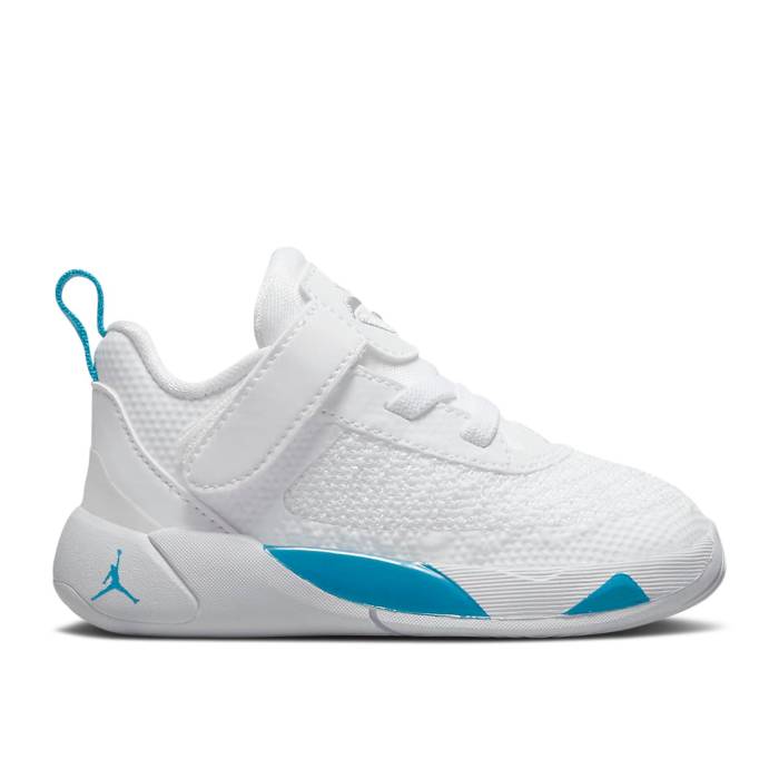 ナイキ　エアジョーダン Air Jordan 【 Jordan Luka 1 Td 'Legend Of 7' Infant White/Neo Turquoise/Bright Crimson/Metallic Silver 】 ベビー 白色 ホワイト ネオ クリムゾン Silver 銀色・シルバー｜スニケス