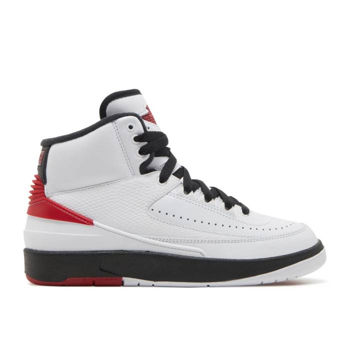 ナイキ エアジョーダン Air Jordan 【 Wmns Jordan 2 Retro \u0027Chicago\u0027 2022 Women White/Varsity Red/Black 】 レトロ レディース 白いこと 白いこと Red 赤・赤いこと 黒いこと 黒いこと