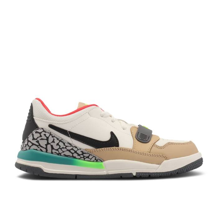 ナイキ エアジョーダン Air Jordan 【 Jordan Legacy 312 Low Ps \u0027Gradient\u0027 Youth Sail/Black/Sail/Sesame 】 legacy レガシー 御坊っちゃん キッズ 黒いこと 黒いこと