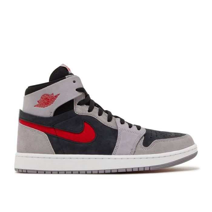 ナイキ　エアジョーダン Air Jordan 【 Jordan 1 High Zoom Comfort 2 \'Cement Fire Red\' Men Black/Fire Red/Cement 】 ハイ ズーム ファイア メンズ 黒色 ブラック ファイア Red 赤・レッド 灰色・シメント