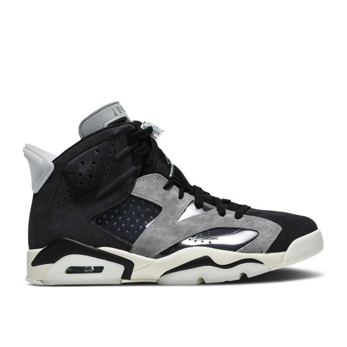 ナイキ　エアジョーダン Air Jordan 【 Wmns Jordan 6 Retro 'Tech Chrome' Sample Women Black/Light Smoke Grey/Sail/Chrome 】 レトロ レディース 黒色 ブラック 灰色 グレー｜スニケス 44,400円