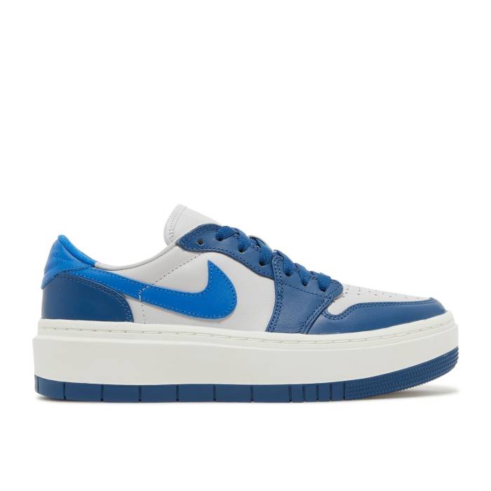 ナイキ エアジョーダン Air Jordan 【 Wmns Jordan 1 Elevate Low \u0027French Blue\u0027 Women French Blue/Neutral Grey/Sail/Sport Blue 】 レディース 青碧 青色 薄墨色 薄墨色 スニーカー-靴-レディース靴
