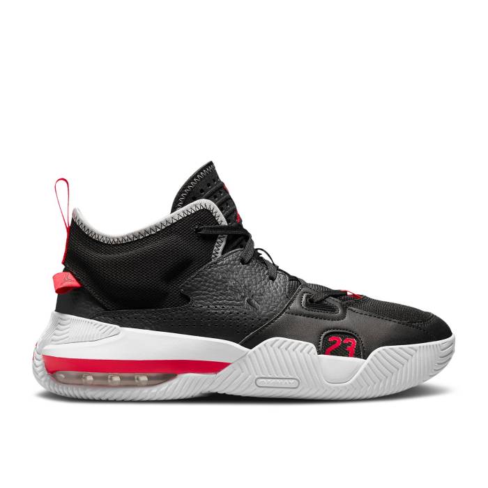 ナイキ エアジョーダン Air Jordan 【 Jordan Stay Loyal 2 \u0027Black University Red\u0027 Men Black/University Red/Wolf Grey/White 】 メンズ 黒いこと 黒いこと Red 赤・赤いこと 薄墨色 薄墨色 白いこと 白いこと