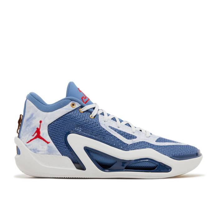 ナイキ エアジョーダン Air Jordan 【 Jordan Tatum 1 \u0027Denim\u0027 Men Stone Blue/University Red/Mystic Navy 】 メンズ 青碧 青碧 Red 赤・赤いこと 紺色 米国海軍