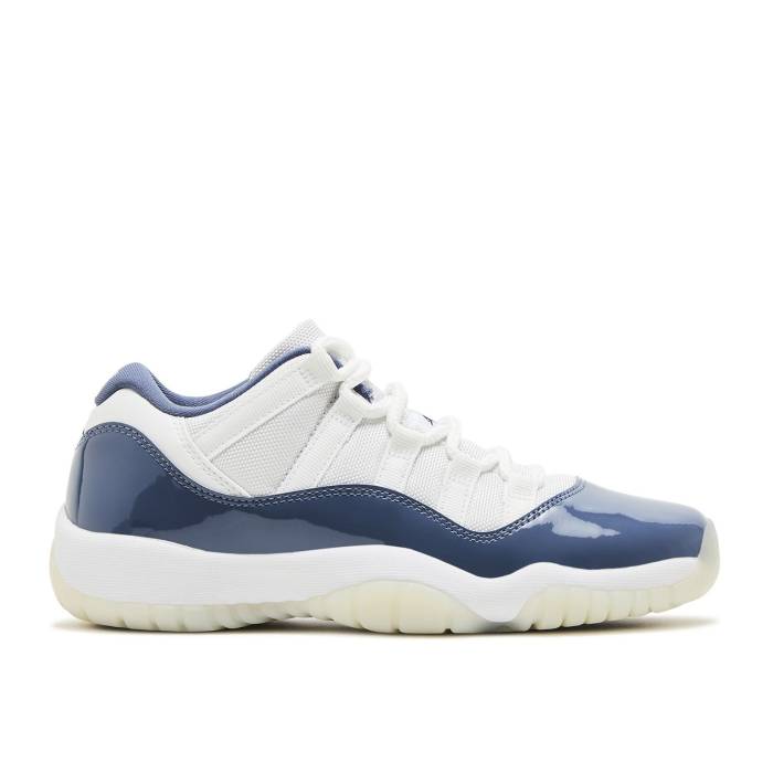 ナイキ エアジョーダン Air Jordan 【 Jordan 11 Retro Low ガウス \u0027Diffused Blue\u0027 Youth White/Midnight Navy/Diffused Blue/Football Grey 】 レトロ 御坊っちゃん キッズ 白いこと 白いこと 紺色 米国海軍 青味 青み 蹴球