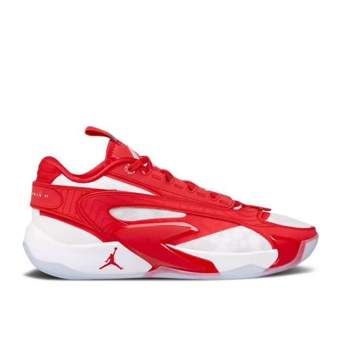 ナイキ エアジョーダン Air Jordan 【 Jordan Luka 2 Tb \u0027University Red\u0027 Men White/University Red/Pure Platinum 】 メンズ 白いこと 白いこと Red 赤・赤いこと 純然たる Platinum プラチナム
