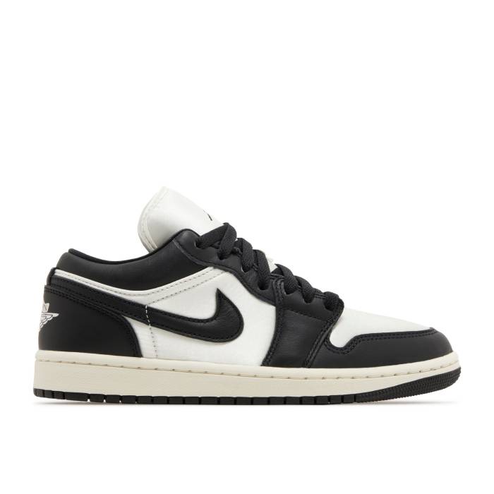 ナイキ エアジョーダン Air Jordan 【 Wmns Jordan 1 Low Se \u0027Vintage Panda\u0027 Women Sail/Sail/Black 】 レディース 黒いこと 黒いこと