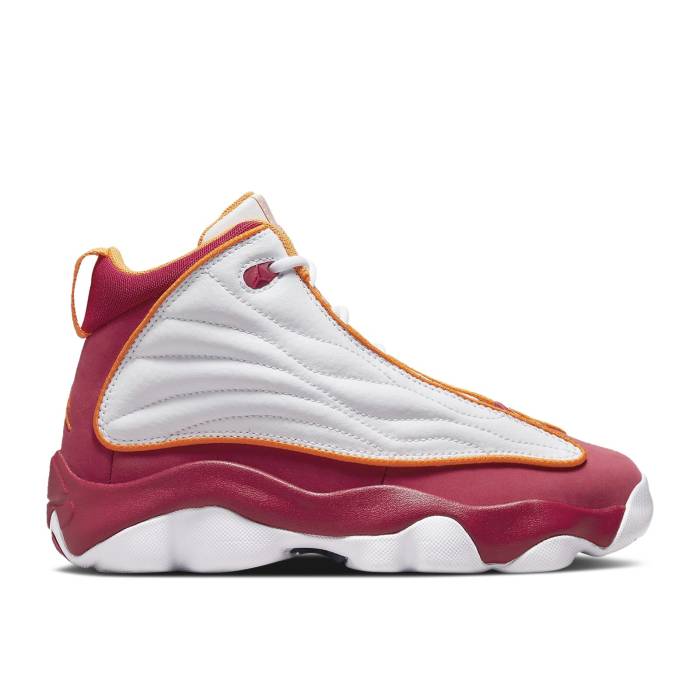 ナイキ　エアジョーダン Air Jordan 【 Jordan Pro Strong Gs 'Cardinal Red' Youth White/Cardinal Red/Vivid Orange 】 プロ ジュニア キッズ 白色 ホワイト カーディナル Red 赤・レッド orange 橙・オレンジ 26,352円