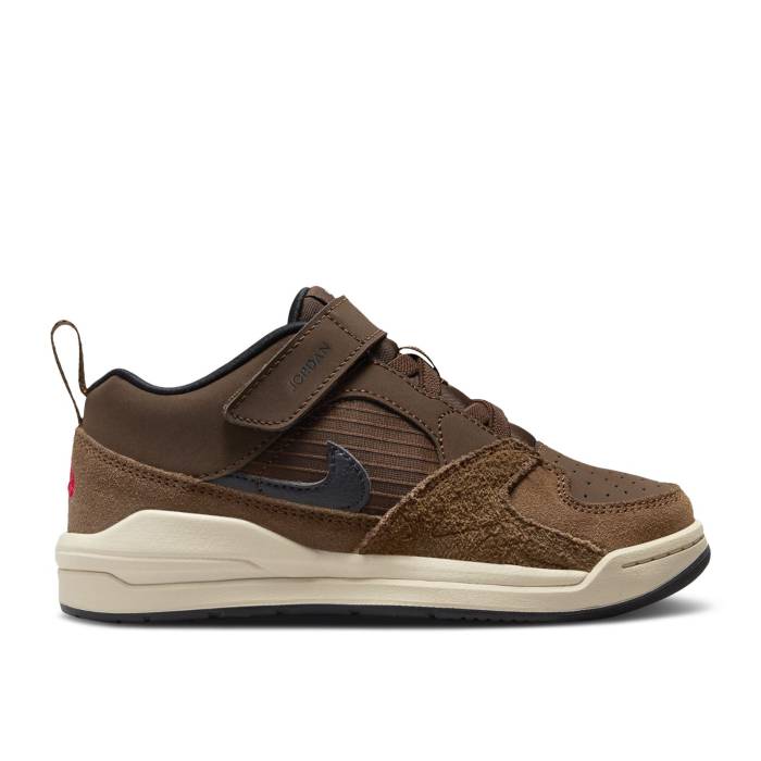 ナイキ エアジョーダン Air Jordan 【 Jordan Stadium 90 Ps \u0027Cacao Wow\u0027 Youth Cacao Wow/Black/University Red/Sanddrift 】 闘技場 御坊っちゃん キッズ 黒いこと 黒いこと Red 赤・赤いこと