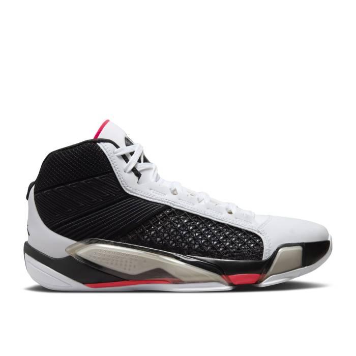 ナイキ エアジョーダン Air Jordan 【 Jordan 38 Pf Fundamental Men White/Black/Siren Red 】 メンズ 白色 ホワイト 黒色 ブラック Red 赤・レッド