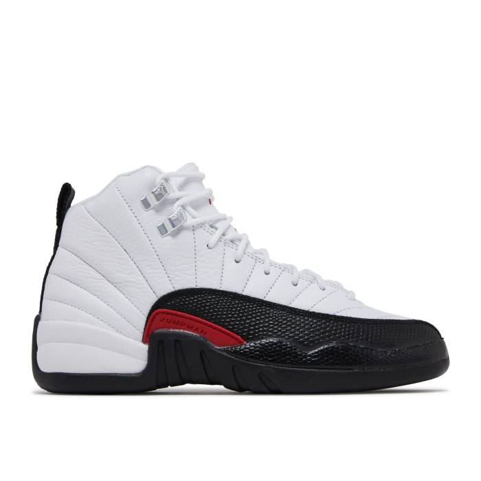 ナイキ エアジョーダン Air Jordan 【 Jordan 12 Retro ガウス \u0027Red Taxi\u0027 Youth White/Gym Red/Black 】 レトロ お坊っちゃん キッズ 白いこと 白いこと Red 赤・赤いこと 黒いこと 黒いこと