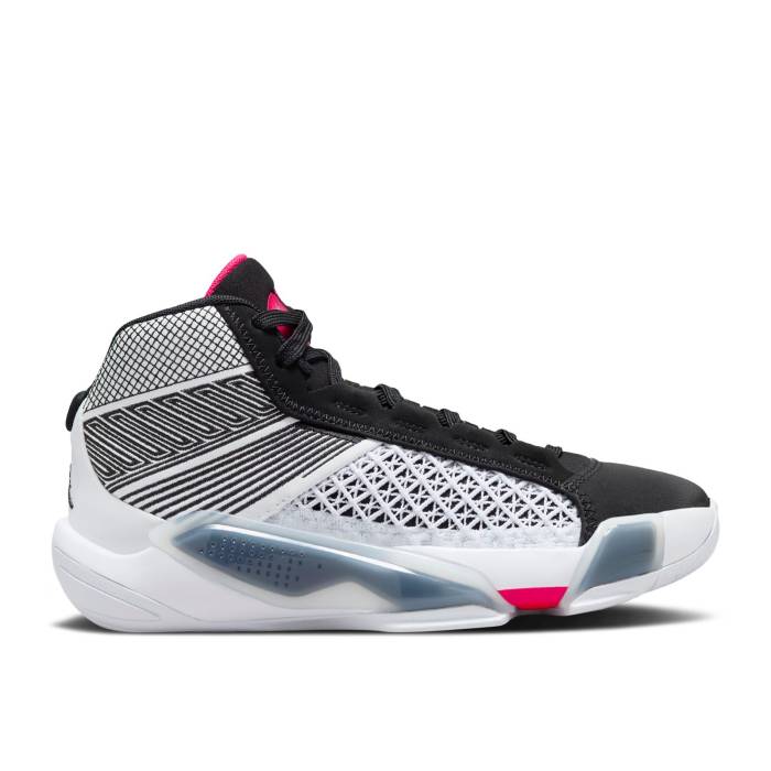 ナイキ エアジョーダン Air Jordan 【 Jordan 38 ガウス \u0027Fundamental 2.0\u0027 Youth White/Siren Red/Black 】 御坊っちゃん キッズ 白いこと 白いこと Red 赤・赤いこと 黒いこと 黒いこと