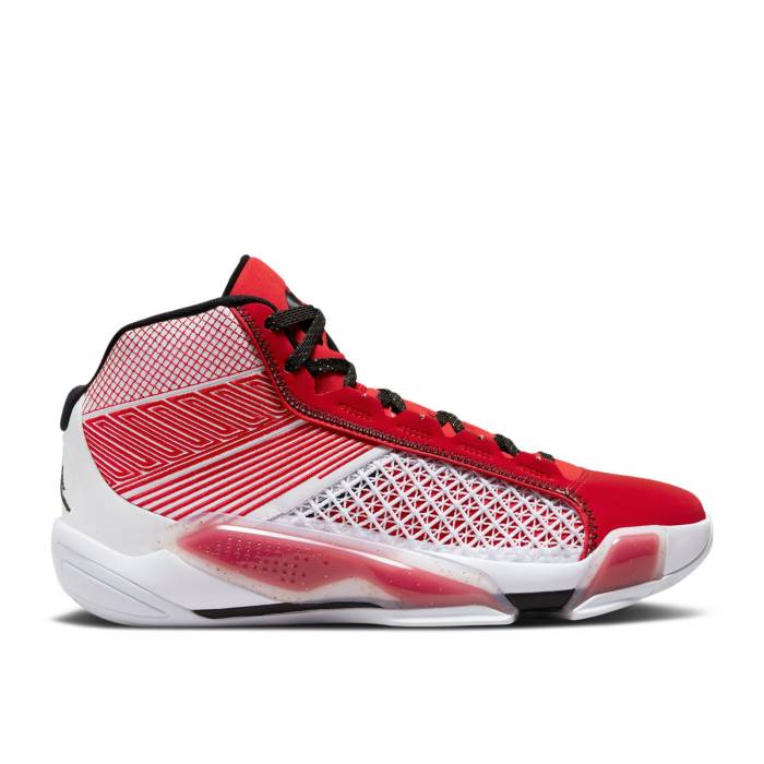 ナイキ エアジョーダン Air Jordan 【 Jordan 38 Pf 'Celebration' Men White/Black/University Red/Metallic Gold 】 メンズ 白色 ホワイト 黒色 ブラック Red 赤・レッド ゴールド