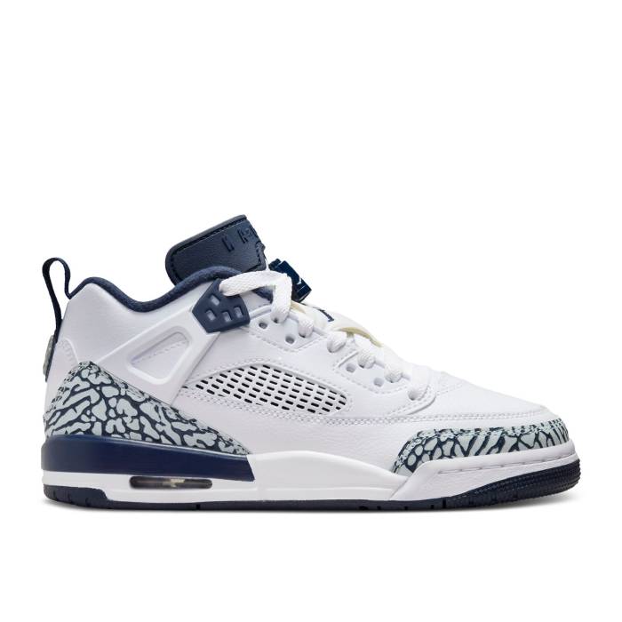 ナイキ エアジョーダン Air Jordan 【 Jordan Spizike Low Gs Obsidian Youth White/Pure Platinum/Obsidian 】 ジュニア キッズ 白色 ホワイト ピュア Platinum プラチナム
