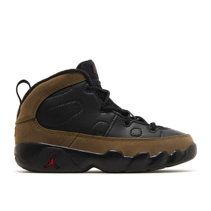 ナイキ エアジョーダン Air Jordan 【 Jordan 9 Retro Td \u0027Olive\u0027 2024 Infant Black/True Red/Light Olive 】 レトロ もの言う花 黒いこと 黒いこと Red 赤・赤いこと olive オリーブ