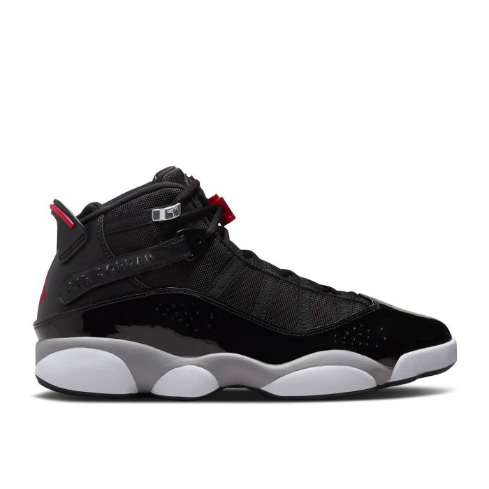 ナイキ　エアジョーダン Air Jordan 【 Jordan 6 Rings 'Black Cement' Men Black/Fire Red/White/Metallic Silver 】 リング メンズ 黒色 ブラック ファイア Red 赤・レッド 白色 ホワイト Silver 銀色・シルバー