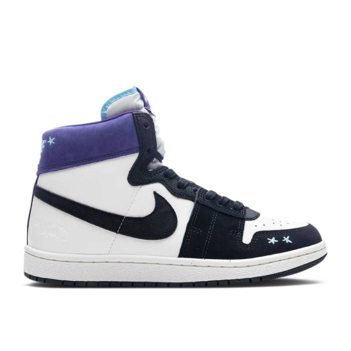 ナイキ エアジョーダン Air Jordan 【 Opium Paris X Wmns Jordan Air Ship Pe Sp \u0027Black Court Purple\u0027 Women Sail/Blue Chill/Black/Court Purple 】 厚地の外套 レディース 青み 青色 黒いこと 黒いこと 厚地の外套 Purple 紫・パープル