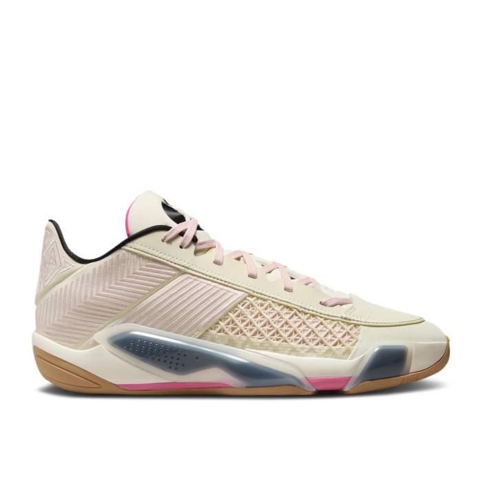 ナイキ　エアジョーダン Air Jordan 【 Jordan 38 Low Pf 'Fresh Start' Men Coconut Milk/Black/Atmosphere/Hyper Pink 】 メンズ 黒色 ブラック pink ピンク