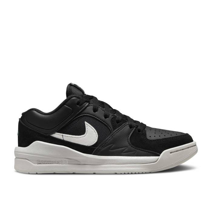 ナイキ　エアジョーダン Air Jordan 【 Jordan Stadium 90 Gs 'Black White' Youth Black/Neutral Grey/Oxidized Green/White 】 スタジアム ジュニア キッズ 黒色 ブラック 灰色 グレー green 緑・グリーン 白色 ホワイト｜スニケス