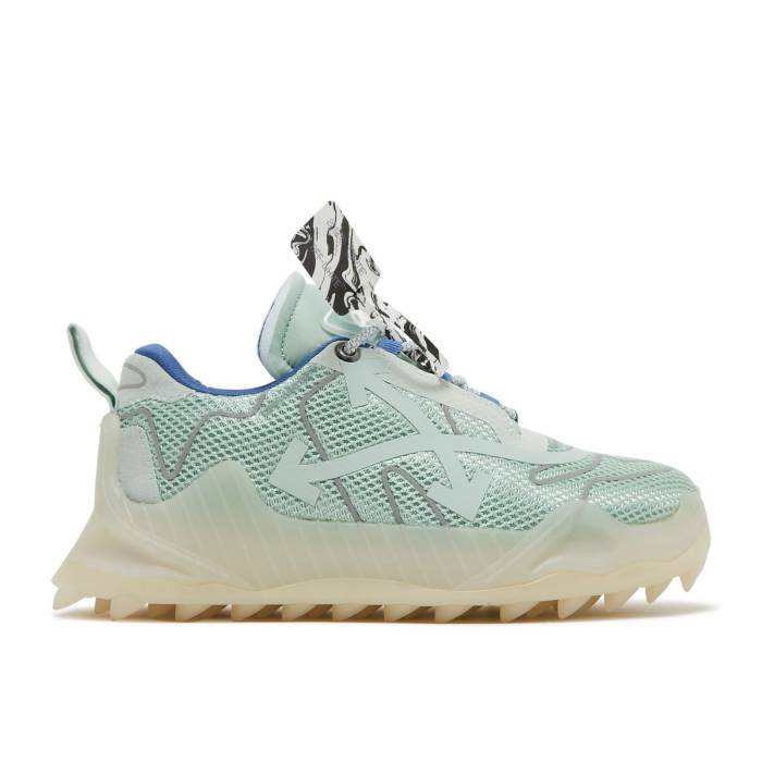 象牙色 Off-White 【 Odsy-1000 \u0027Transparent Sole - Mint Silver\u0027 Men Mint/Silver 】 メンズ Silver しろがね色・しろがね色