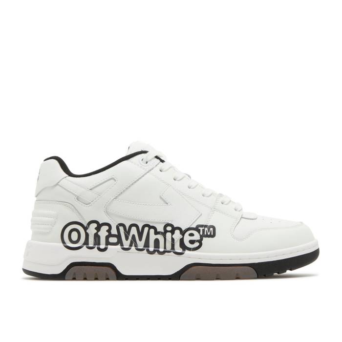 象牙色 Off-White 【 Out Of Office Low \u0027Logo Print - White Black\u0027 Men White/Black 】 白いこと 白いこと メンズ 白いこと 白いこと 黒いこと 黒いこと 靴-スニーカー-メンズ靴