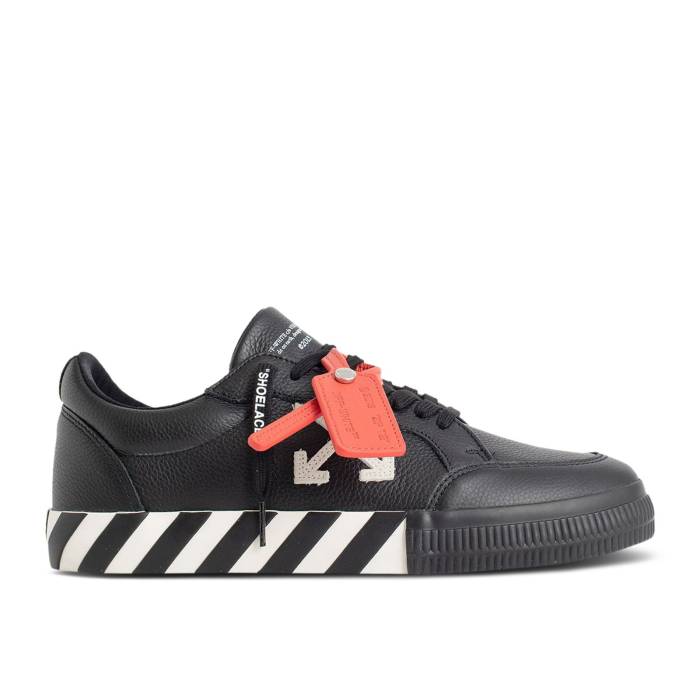象牙色 Off-White 【 Vulc Sneaker \u0027Black White\u0027 2023 Men Black/White 】 靴 スニーカー メンズ 黒いこと 黒いこと 白いこと 白いこと