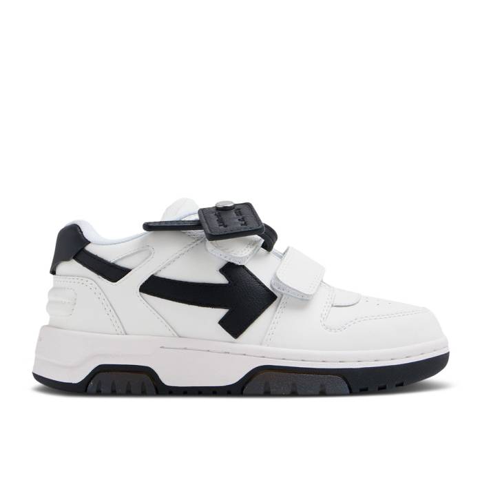 オフホワイト Off-White 【 Out Of Office Straps Kids 'White Black Outsole' Youth White/Black 】 黒色 ブラック ジュニア キッズ 白色 ホワイト 黒色 ブラック|スニケス