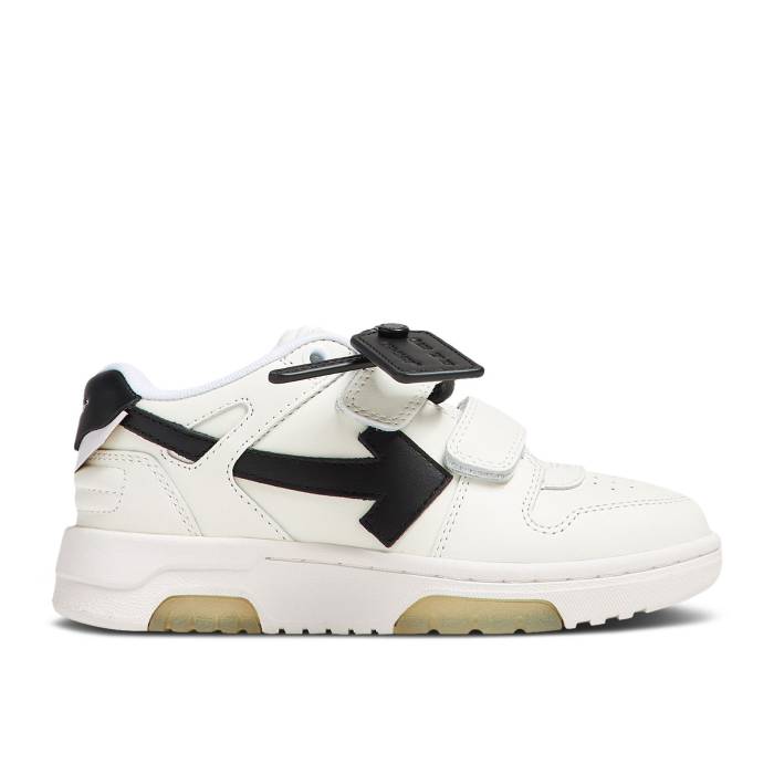 象牙色 Off-White 【 Out Of Office Straps Kids \u0027White Black\u0027 Youth White/Black 】 御坊っちゃん キッズ 白いこと 白いこと 黒いこと 黒いこと キッズ・ベビー・マタニティ-キッズファッション