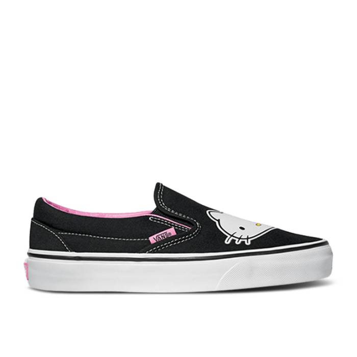 ヴァンズ Vans 【 Classic Slip-On Hello Kitty Pink/ True White Men 】 クラシック slip-on スリッポン 白色 ホワイト メンズ